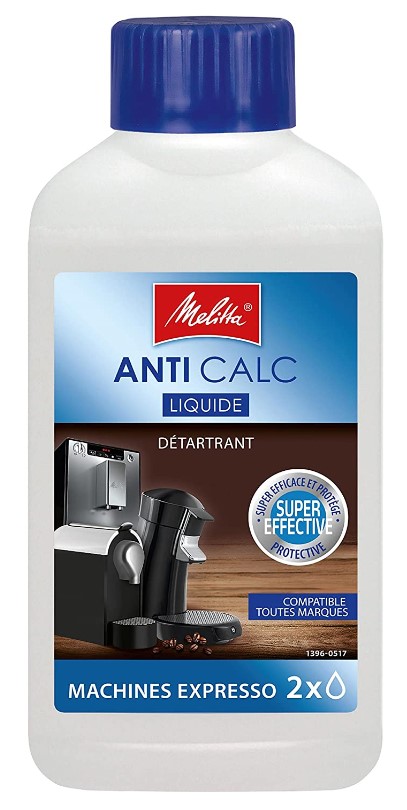 Passions By Cath Nettoyage et entretien de la machine à café avec broyeur Latticia® OT de Melitta Anti Calc detartrant liquide