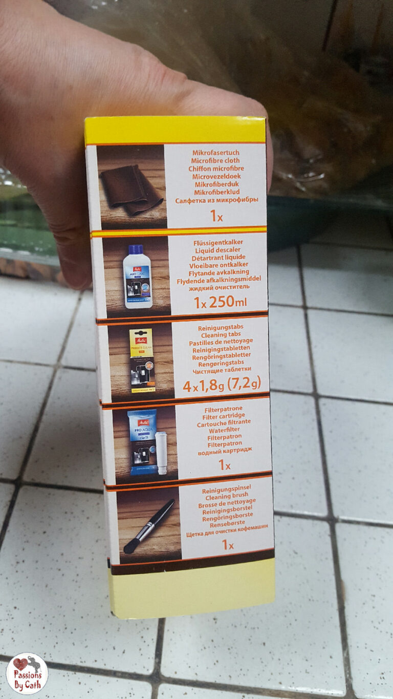 machine à café avec broyeur Melitta Latticia OT - kit entretien