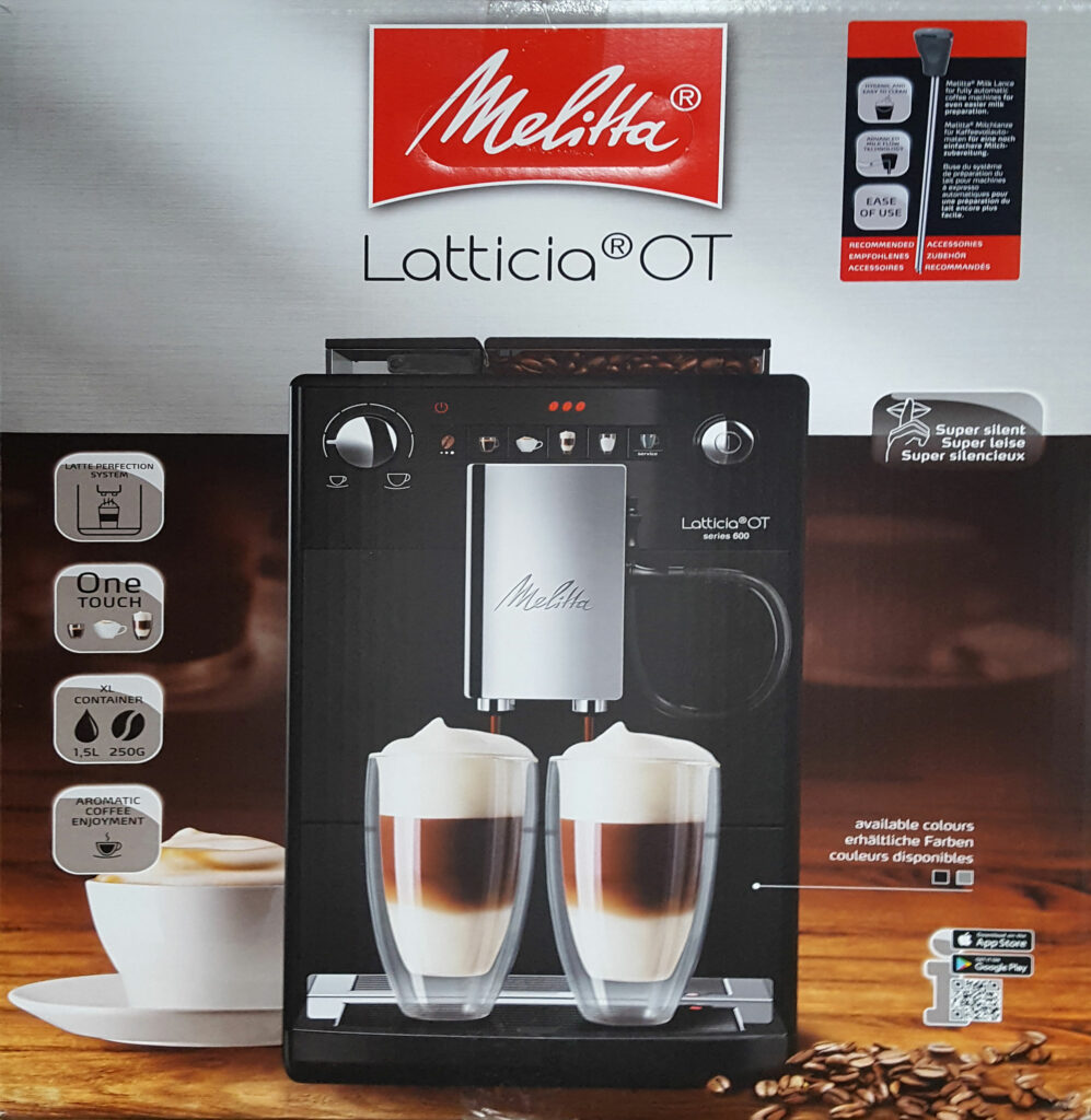 Passions By Cath Présentation de la machine à café avec broyeur intégré Latticia® OT de Melitta Melitta Latticia Carton 1