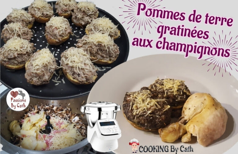 Pommes de terre gratinées aux Champignons