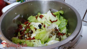 Salade cuite aux tomates séchées & câpres