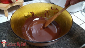 chocolat noir fondu pour entremet choco noir & lait