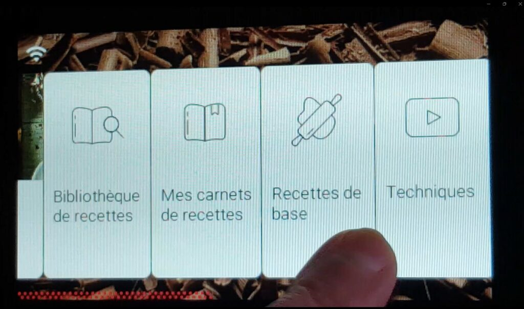 Passions By Cath Fonctionnalités, Capacités & Limites du i-Coach Touch de Moulinex ecran menu
