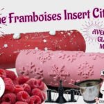 Bûche framboise insert citron vert AVEC OU SANS glaçage miroir à la pulpe de fruits rouges