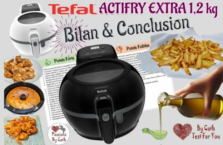 Bilan & Conclusion de mon test de l’Actifry Extra 1,2 kg de Tefal