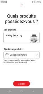 APPLICATION SEB - RECETTES A L'ACTIFRY