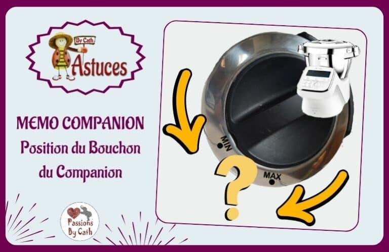 POSITION DU BOUCHON DU COMPANION / MIN OU MAX ?