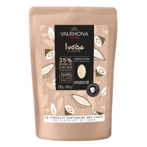 Chocolat blanc pour la pâtisserie Ivoire 35% – 250g VALRHONA