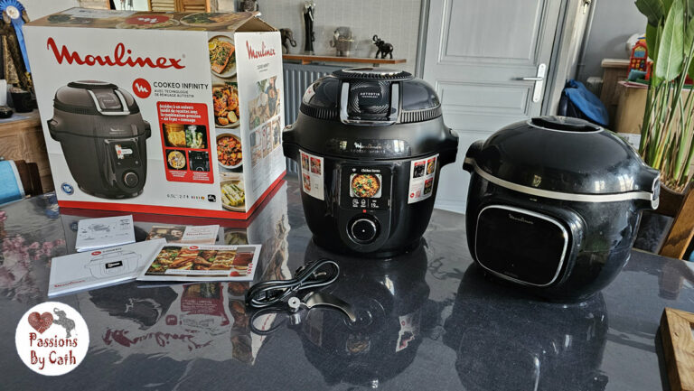 Passions By Cath Cookéo Infinity Autostir de Moulinex, la révolution culinaire avec Airfryer et pale intégrés ! Déballage COMPARATIF Cookeo Infinity Touch wifi MOULINEX WEB