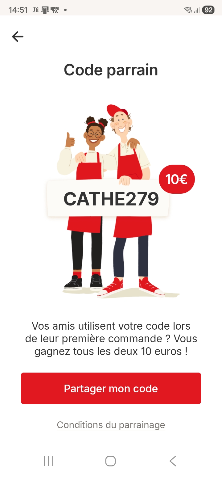 PicNic Code de parrainage 10€ offerts